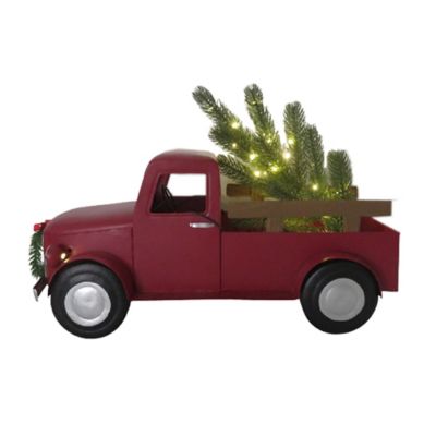 Bee &amp; Willow&trade; Classic LED Christmas Truck Decoration in Red