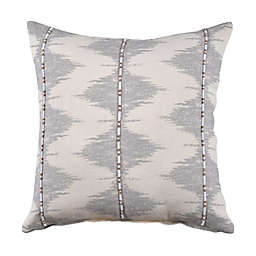 Everhome™ Zig Zag Square Throw Pillow in Grey