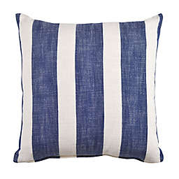 Everhome™ Cabana Stripe Square Throw Pillow in Navy