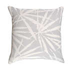 Alternate image 0 for Everhome&trade; Palm Leaf Square Throw Pillow in Grey