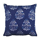 Alternate image 0 for Everhome&trade; Paisley Square Throw Pillow in Dark Blue