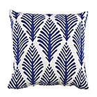 Alternate image 0 for Everhome&trade; Leaf Square Throw Pillow in Navy