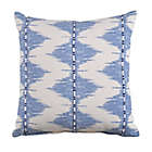 Alternate image 0 for Everhome&trade; Zig Zag Square Throw Pillow in Faded Denim