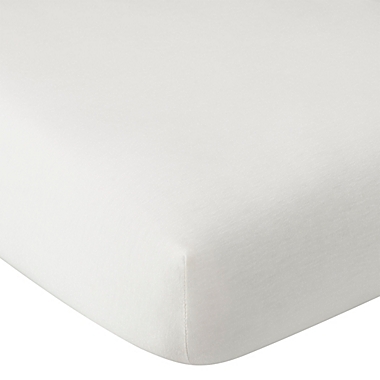 UGG&reg; Damietta Fitted Crib Sheet in Snow. View a larger version of this product image.