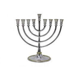 H for Happy™ Classic Hanukkah Menorah in Silver/Gold