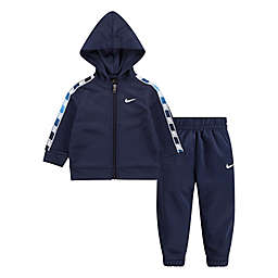 Nike® 2-Piece Gradient Taping Therma Jacket & Pant Set in Navy