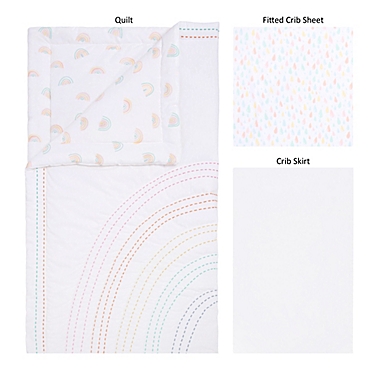 Trend Lab&reg; Rainbow Nursery Bedding Collection. View a larger version of this product image.