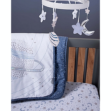 Trend Lab&reg; Celestial Space 3-Piece Crib Bedding Set in Navy. View a larger version of this product image.