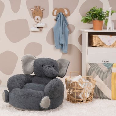 Trend Lab Elephant Children&#39;s Plush Character Chair. View a larger version of this product image.