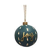 Bee &amp; Willow&trade; 3.5-Inch Joy Wooden Christmas Ornament in Green