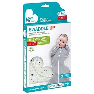 Love to Dream&trade; Size Small Organic Cotton Swaddle UP&trade; Lite in Stardust. View a larger version of this product image.
