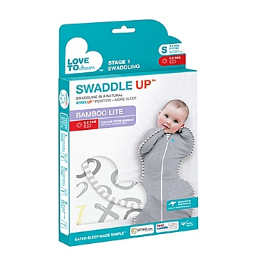 Love to Dream&trade; Swaddle UP&trade; Small Lite Kisses Silky-Lux Swaddle in White. View a larger version of this product image.