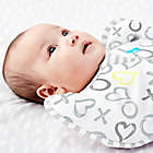 Alternate image 2 for Love to Dream&trade; Swaddle UP&trade; Small Lite Kisses Silky-Lux Swaddle in White