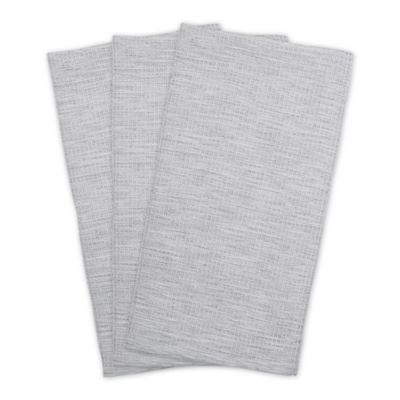 Waffle Woven Recycled Cotton Kitchen Towels (Set of 3)