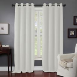 Wyndham Matlesse 84-Inch Grommet Window Curtain Panel in Ivory(Single)