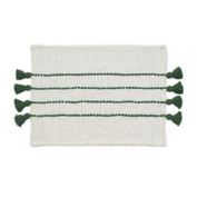 H for Happy&trade; Stripe and Tassel Christmas Placemat