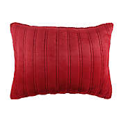 Levtex Home Faux Fur Standard Pillow Sham in Red