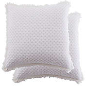 Levtex Home Pippa European Pillow Shams in Cream/Grey (Set of 2)