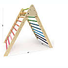 Alternate image 1 for Cassarokids&reg; Jumbo Wooden Foldable Climbing Triangle in Rainbow