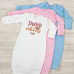 Stuffed With Cuteness Personalized Baby Gown