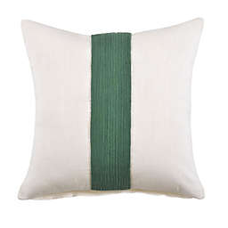Everhome™ Single Stripe Square Throw Pillow in Green