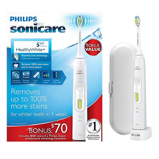 Alternate image 1 for Philips Sonicare HealthyWhite+ Rechargeable Toothbrush