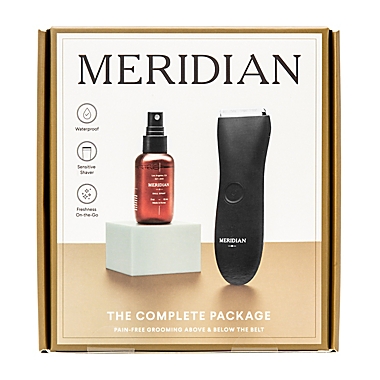 Meridian Complete Package 6-Piece Body Trimmer Set in Black. View a larger version of this product image.