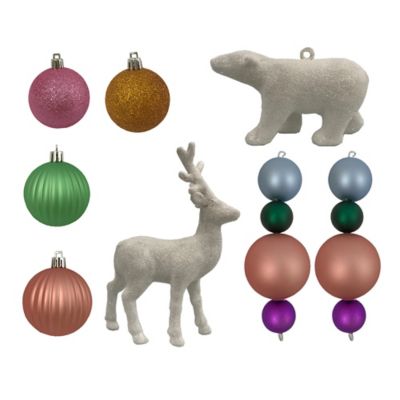 H for Happy&trade; Figural Animal Ornaments (Set of 8)