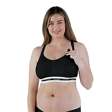 Bravado Designs Small Original Full Cup Nursing Bra in Black. View a larger version of this product image.