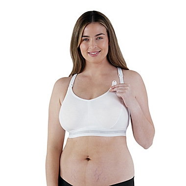 Bravado Designs Small Original Full Cup Nursing Bra in White. View a larger version of this product image.