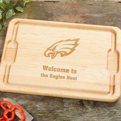 NFL Philadelphia Eagles Personalized 12-Inch x 17-Inch Maple Cutting Board