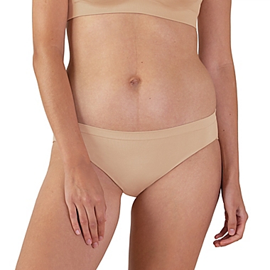 Bravado Designs X-Small/Small Mid-Rise Seamless Panty in Butterscotch. View a larger version of this product image.