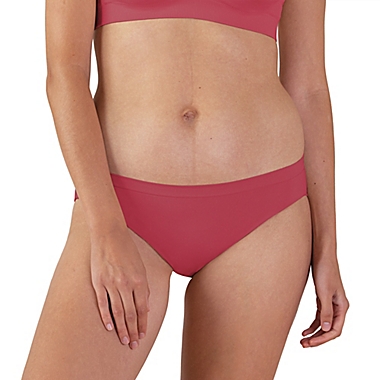 Bravado Designs Medium/Large Mid-Rise Seamless Panty in Lipstick. View a larger version of this product image.