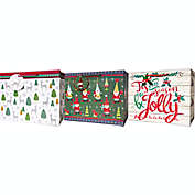 Large Wide Gusset Assorted Horizontal Gift Bag