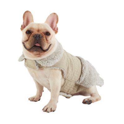UGG&reg; X-Small Quilted Dog Coat in Fawn