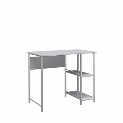 Ameriwood Home Meridian Metal Computer Desk in Grey