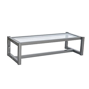 Studio 3B&trade; Wall Shelf with Towel Bar in Nickel. View a larger version of this product image.