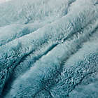 Alternate image 7 for CosmoLiving Cleo 3-Piece Ombre Shaggy Fur Full/Queen Comforter Set in Teal