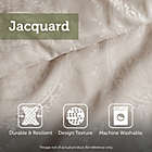 Alternate image 9 for Madison Park&reg; Carina 7-Piece Jacquard Queen Comforter Set in Taupe