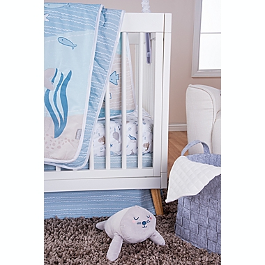 Trend Lab&reg; Sea Babies 3-Piece Crib Bedding Set in Blue. View a larger version of this product image.
