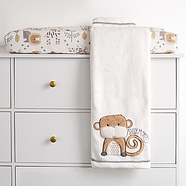 Levtex Baby&reg; Kenya &quot;Silly Monkey&quot; Blanket in Grey. View a larger version of this product image.