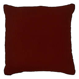 Waffle Square Outdoor Throw Pillow