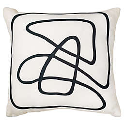 Studio 3B™ Abstract Square Outdoor Throw Pillow in Coconut Milk