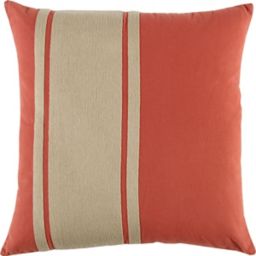 Studio 3B™ Crewel Decorative Stripe Square Throw Pillow in Toasted Almond/Safari