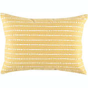 Studio 3B&trade; Dotted Stripe Oblong Throw Pillow in Yellow