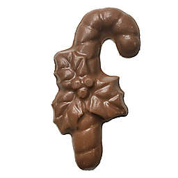 Sarris Candies® 1 oz. Candy Cane with Holly Solid Milk Chocolate