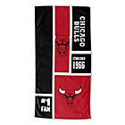 Alternate image 1 for NBA Chicago Bulls Personalized Colorblock Beach Towel