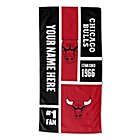 Alternate image 0 for NBA Chicago Bulls Personalized Colorblock Beach Towel
