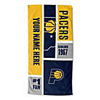 Alternate image 0 for NBA Indiana Pacers Personalized Colorblock Beach Towel