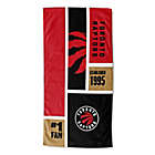 Alternate image 1 for NBA Toronto Raptors Personalized Colorblock Beach Towel